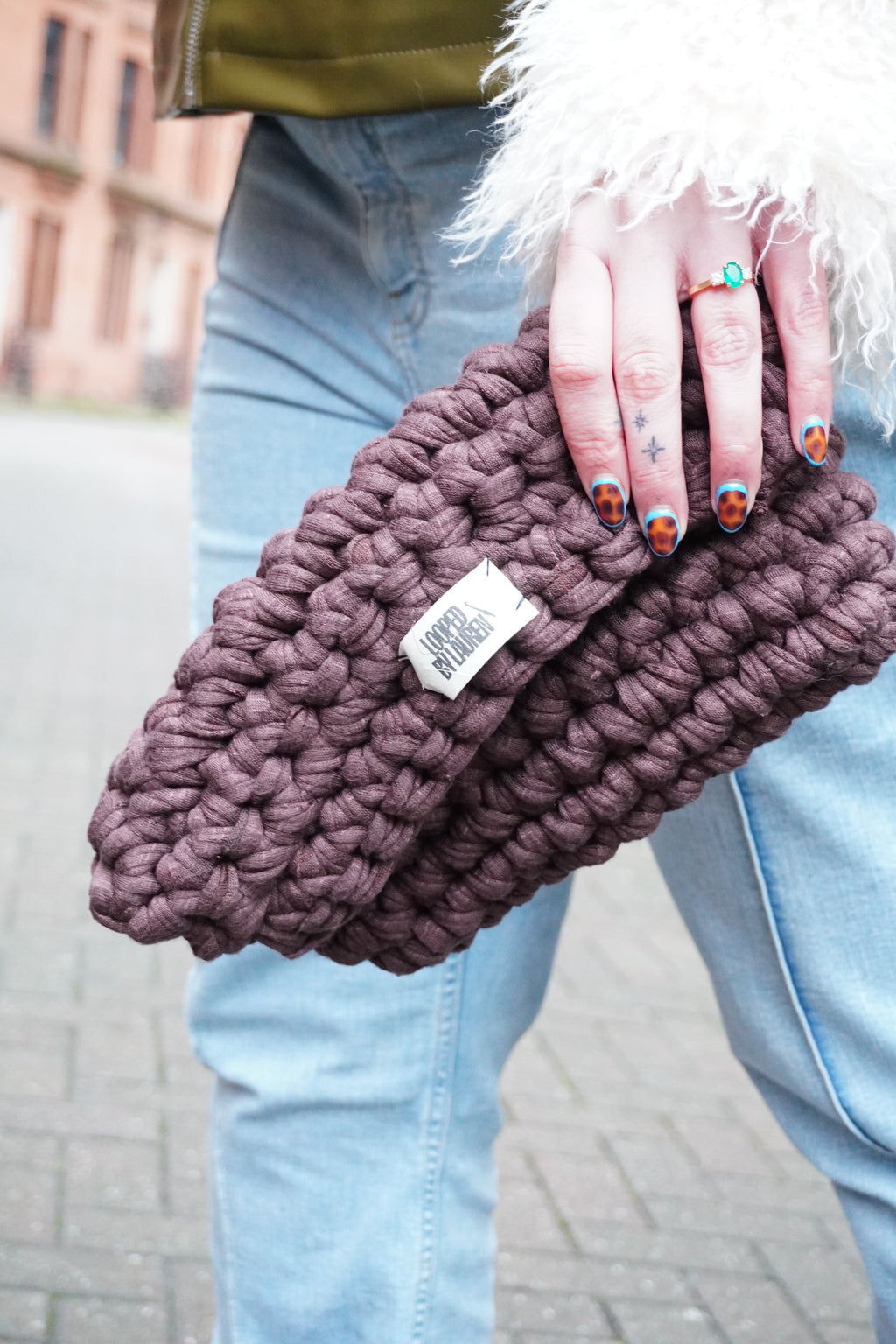 The Larissa Clutch - Brown