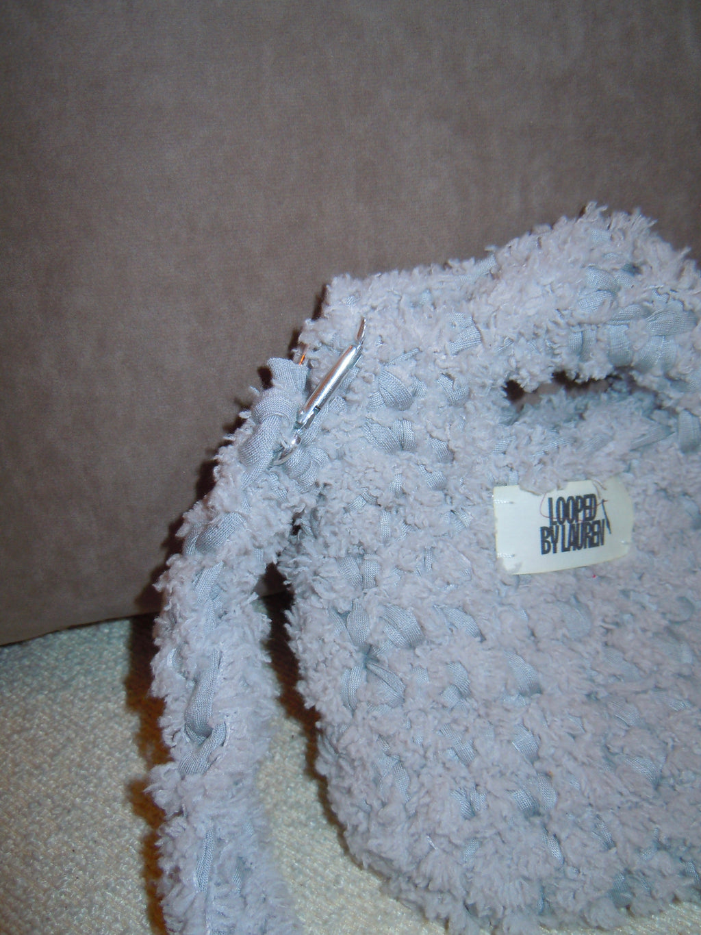 The Kayleigh Bag - Mini Grey Fuzzy