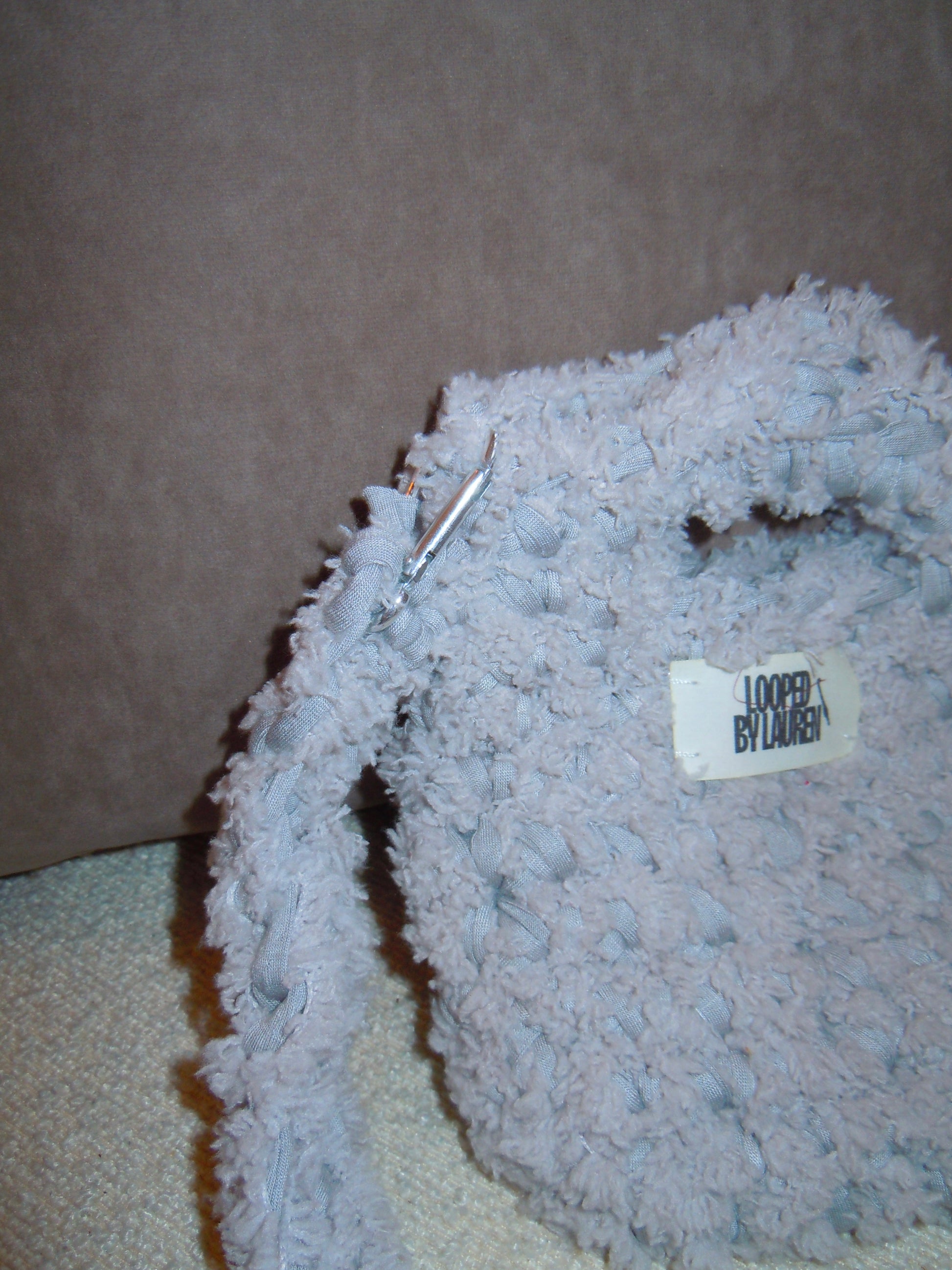 The Kayleigh Bag - Mini Grey Fuzzy
