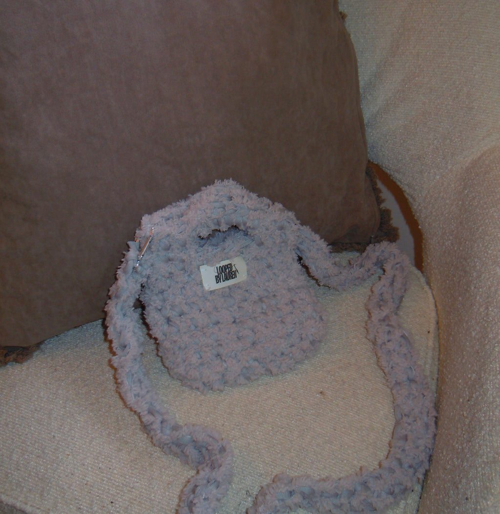 The Kayleigh Bag - Mini Grey Fuzzy