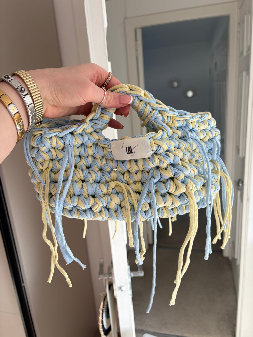 The Kayleigh Bag - Yellow & Blue
