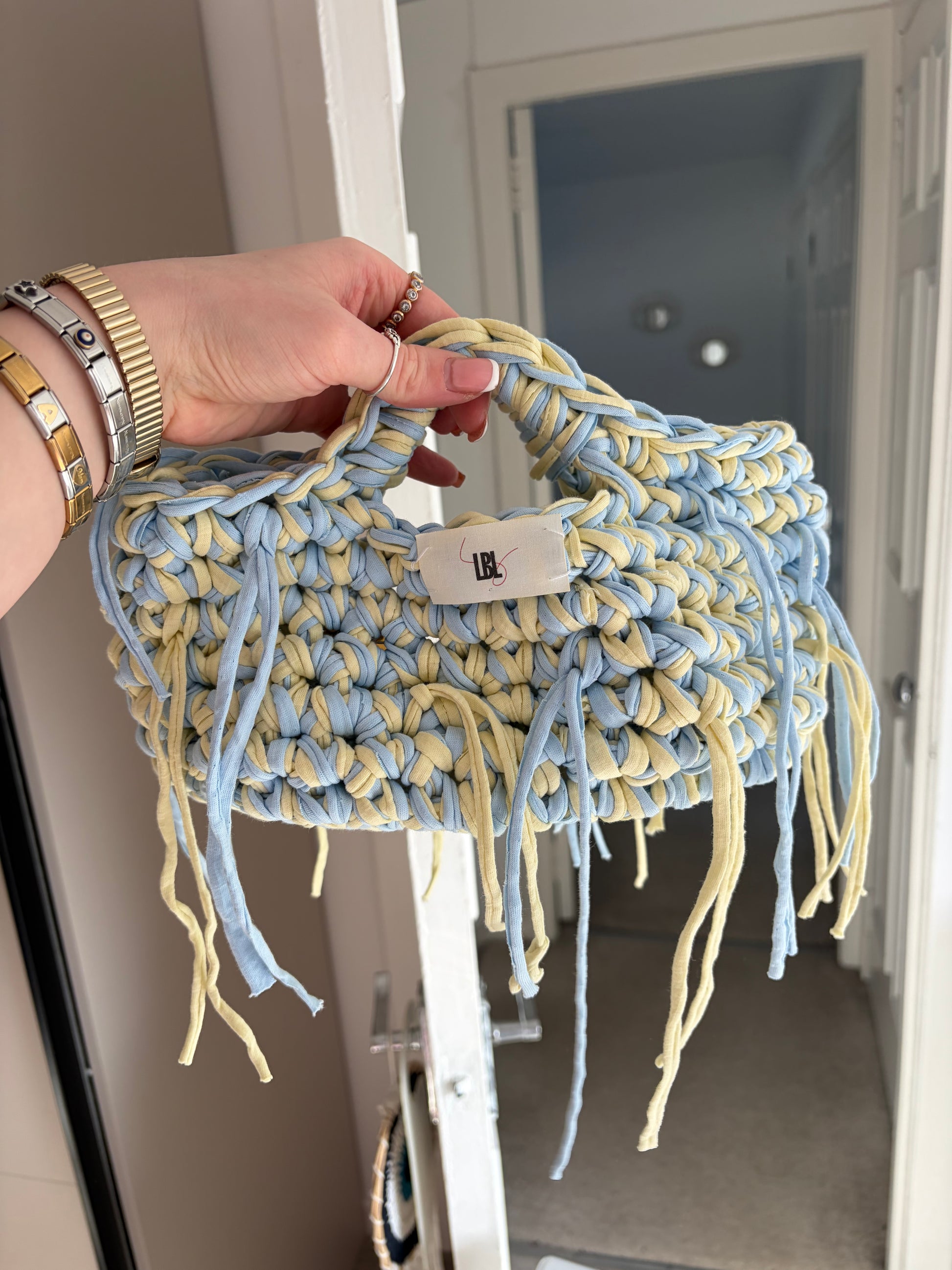 The Kayleigh Bag - Yellow & Blue