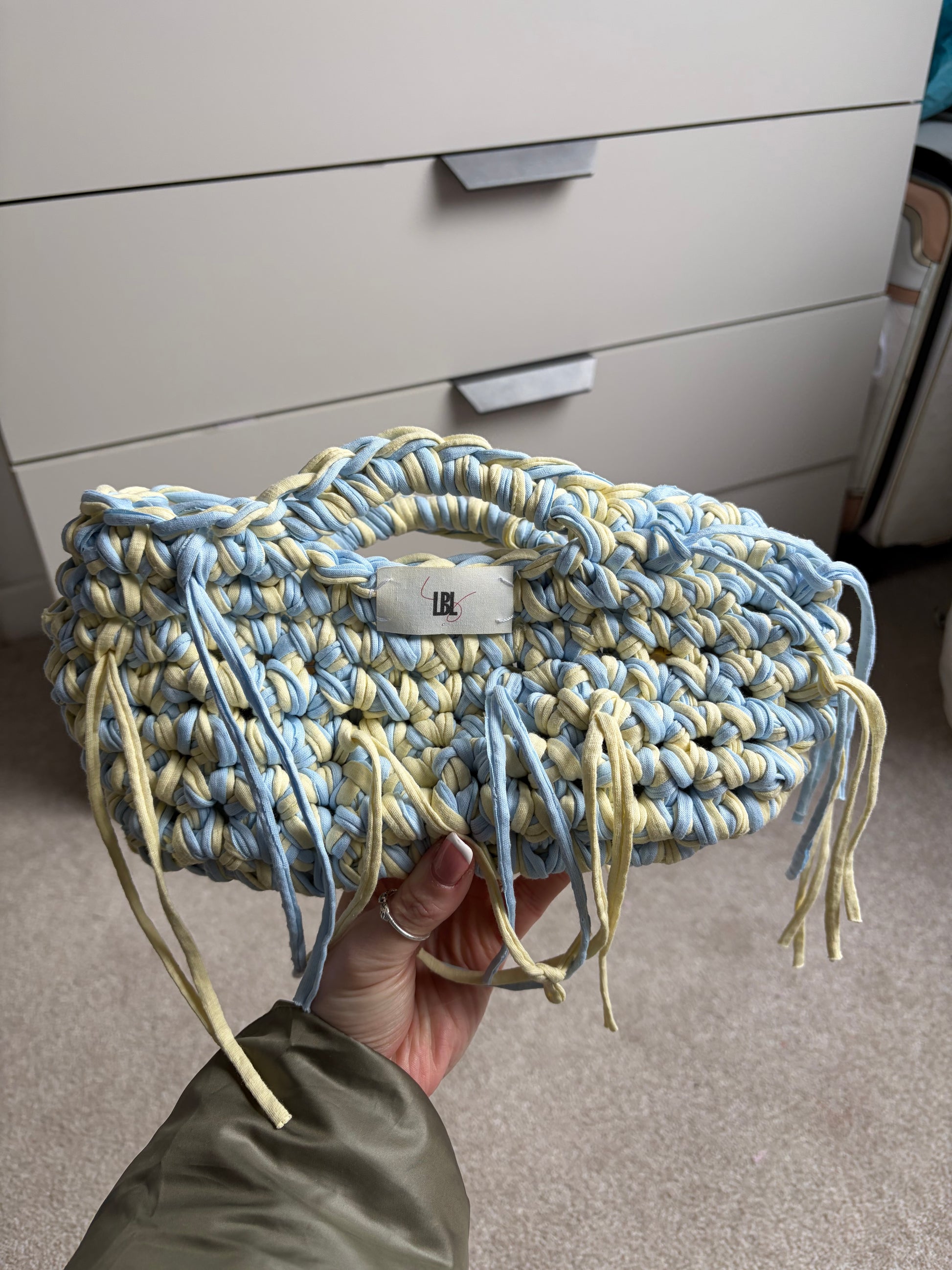 The Kayleigh Bag - Yellow & Blue