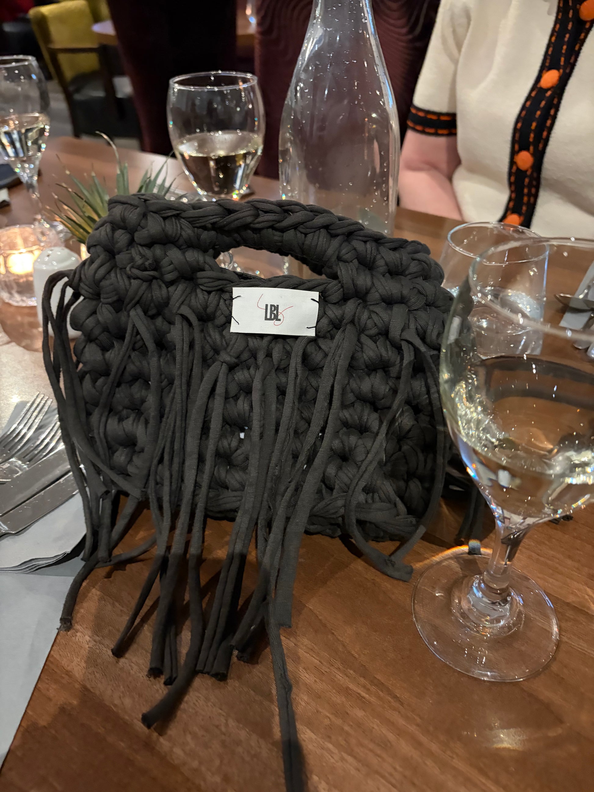 The Kayleigh Bag - Dark Grey / Brown