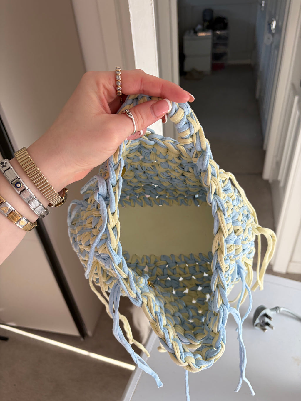 The Kayleigh Bag - Yellow & Blue